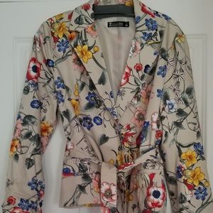 FLORAL COTTEN JACKET
